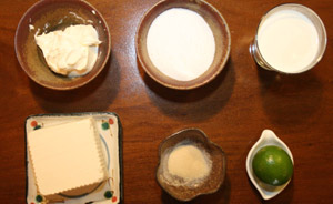 COMPTE_BLOGOF familyxavier : Receitas da Familia Xavier, Cheesecake de tofu